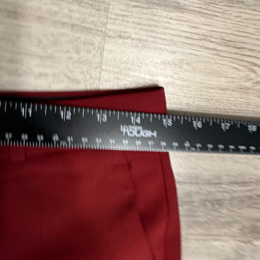 Banana Republic Avery Burgundy Red Tailored Career Dress Pants Size 2S - Picture 6 of 9